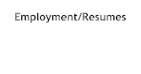 Employment/Resumes